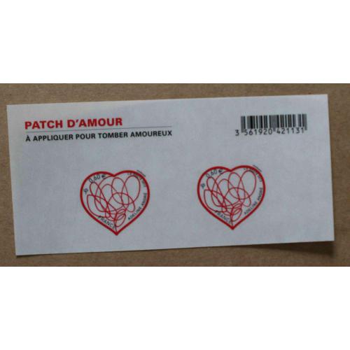 A2-K1  : Saint-Valentin / Patch d'amour d'Adeline André . Autoadhésif