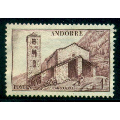 Timbre neuf* d'Andorre n° 100