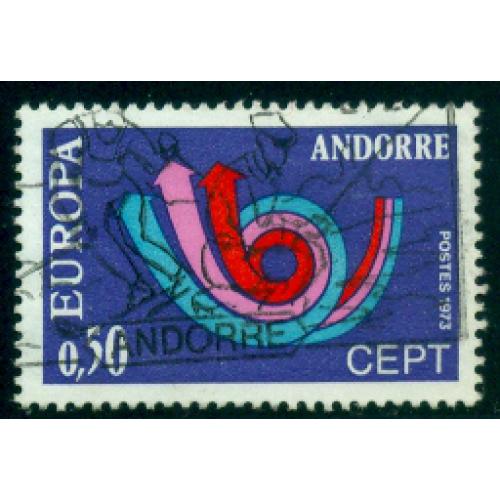 Timbre oblitéré d'Andorre n° 226