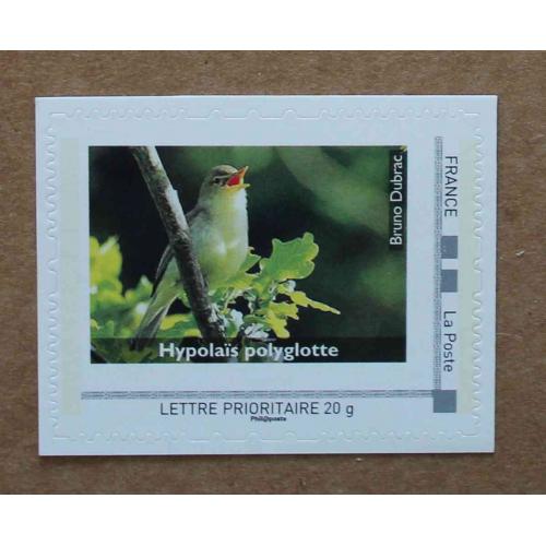 B1-G4 : LPO - Hypolaïs polyglotte . Autoadhésif, autocollant