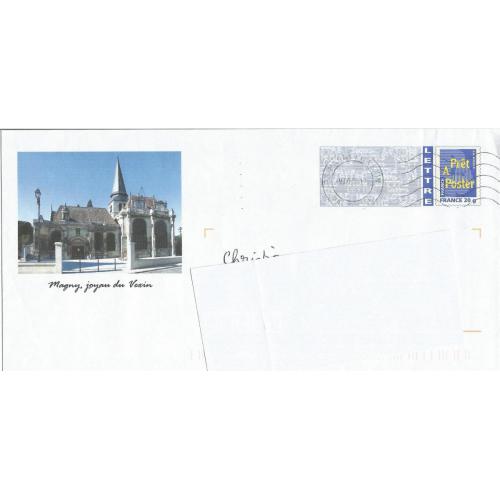 Lot de 2 Prêt à Poster - PAP  MAGNY Joyau du Vexin 2006  Oblitérés (Rep. Logo Bleu)