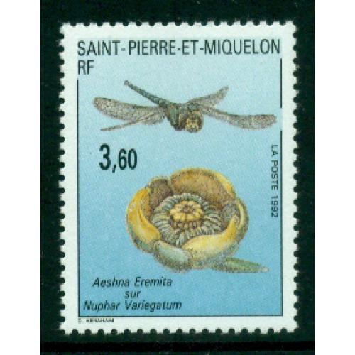 Timbres neufs** de SPM. Faune et flore de 1992