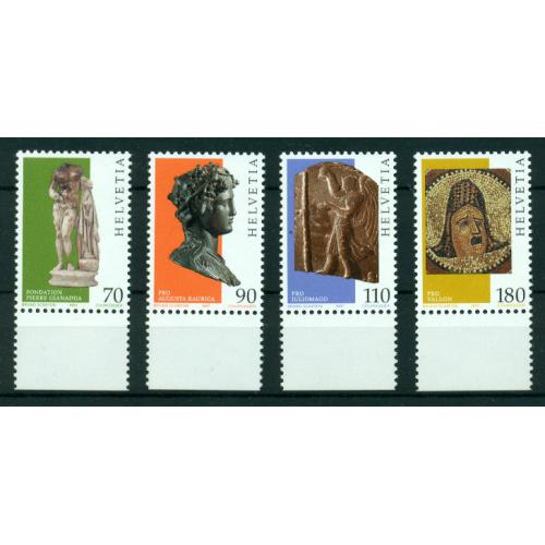 Timbres neufs** de SUISSE art gallo-romain