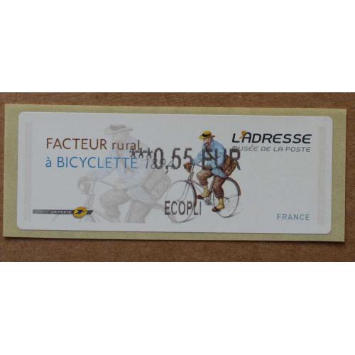 Lis2011-01 : L'Adresse - facteur à bicyclette  0.55