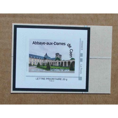 P3-X2 : Salon Planète Timbres  Paris 2014 - Abbaye-aux-Dames de Caen (variété)