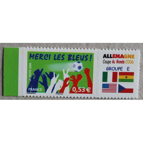 P1-N5 : Sport Football Merci les Bleus - Coupe du Monde 2006 / Groupe E Drapeaux